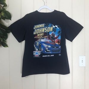 NASCAR T-shirt Jimmie Johnson
Texas Hendrick Motorsports Speedway 
Man of Steel